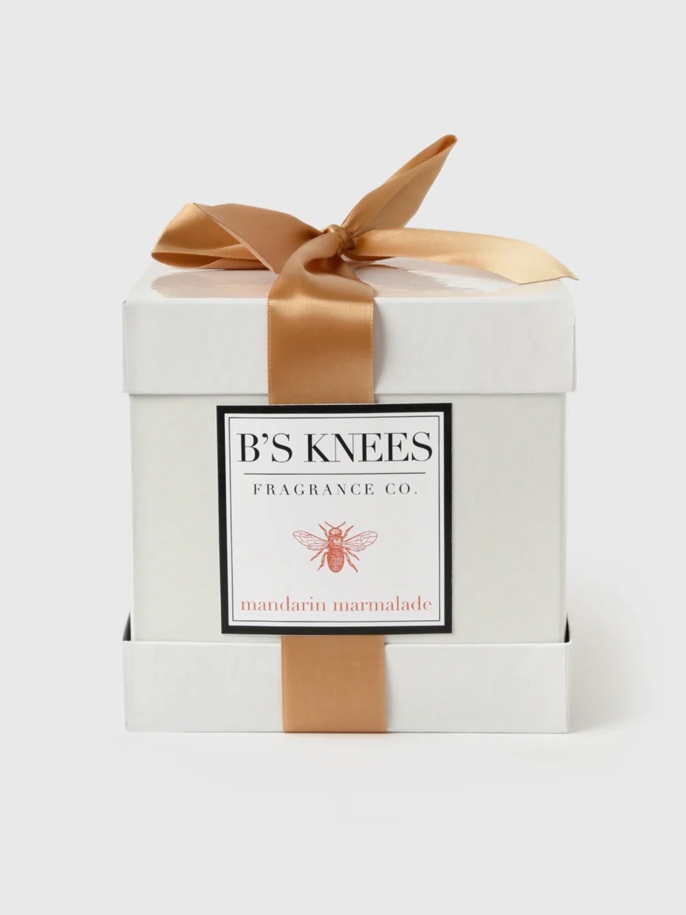 B'S KNEES Frosted White Gold 3-Wick Candle Mandarin Marmalade